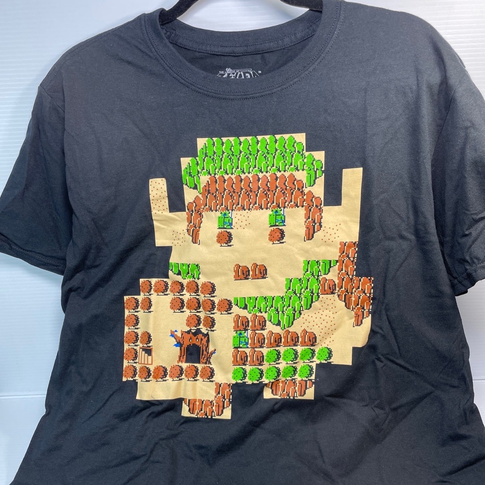 NEW - Unisex Legend of Zelda Link Map Graphic Tee Lootcrate Exclusive Sz…